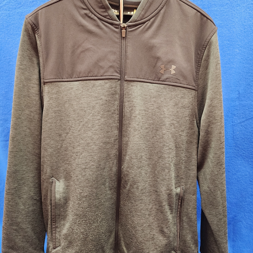 Under Armour Cold Gear Black Amd Gray Full-Zip Jacket. Used. Good Condition.